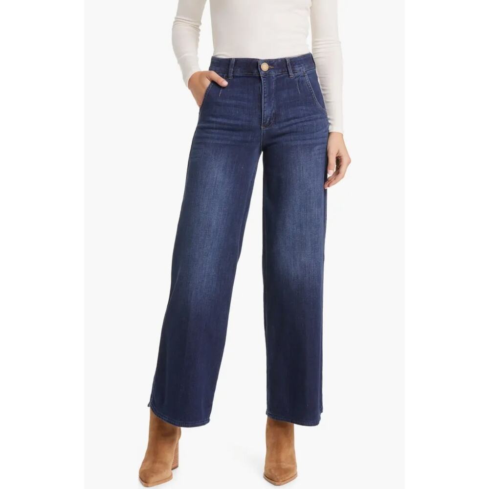Whitney 'Ab'Solution Skyrise Wide Leg Jeans‎ Size 6